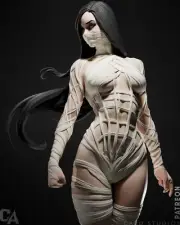 Silk Statue 3D Printed Kit Unpainted/Unassembled