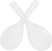 GLEAVI 2Pcs Compact Rice Spatula Non Stick Reusable Rice Spoon for Use for Home Restaurant and Canteen Multi Functional for Easy Serving