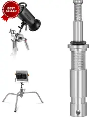 Junior to Baby Pin Adapter - 1-1/8" Male to 5/8" Male for C Stand & Light Stands