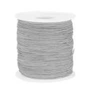 Elastic Cord Stretchy String 0.8mm 109 Yards Grey for Crafts