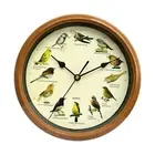 Wall Clock 10inch Singing Bird Wall Clock for Anniversary Living Room