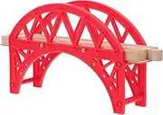 LRXIYODE 1Pc Creative Train Track Model with Bridge Rack Educational for Lightweight Plastic Expandable Plaything for Cognitive Development for Imaginative Train