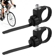 Bike Mud Guard Mount - Fork Mounting Bracket Adapter,2X Front Rear Adjustable Mud Guard Flap Ring Rack Accessories for Mountain Cycling Repair Parts