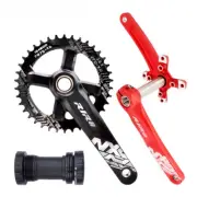 MTB Bike Crankset Hollow Integrated Crank 104BCD 32-42T Single Disc Chainring