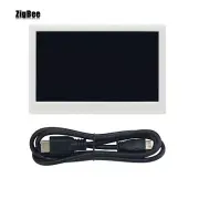 5" 1280x720 Mini Monitor Small LCD Monitor Pocket-sized Display White w/ Battery