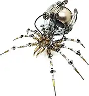 KonHaovF 3D Metal Puzzle Spider with Speaker for Adults, Assembly 3D Metal Model with Tool Kit to Build, 3D Metal Puzzle Model Building Kit Gifts for Boys Teens, Home Decor Table Ornaments
