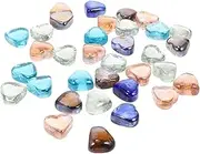 1Set Heart Stone Aquarium Decoration Fish Tank Layout Prop Lightweight for Garden Aquascaping Pebble Ornament for Betta Fish Tank Accessories