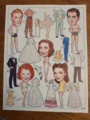 Vtg Paper Dolls Vintage