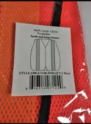 NEW PIP 300-E Non-ANSI Solid/Mesh Safety Vest Reflective (OSFA) 2