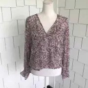 All Saints Penny Rosey Top in Dusty Pink Size XS NWT