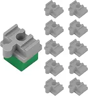 Train Track Connectors | Track Adapter for Wooden Train - Wooden Train Track Connector for Kids Aged Over 3 Years Old, Set of 10 Wooden Train Track Adapter