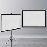 Bracket Convenient Projection Screen, Flexible Projector Screen, Easy to Assemble Movie Screen for Indoor/Outdoor/Small Party/Office Meeting/School Classroom/Theater(164x123cm/65x48in)