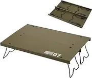 Folding Tables - Small Camping Table Foldable | Aluminum Alloy FoldingTable | Portable Ultra Light Beach Table Stable Dining Convenience Furniture Outdoor Use for Backpacking, Backyard, Fishing