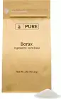 PURE ORIGINAL INGREDIENTS Borax Powder (2 Lb) Sodium Borate, Multipurpose Cleani