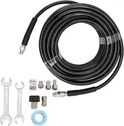 Sewer Jetter Kit for Pressure Washer, M22 1/4 Inch Sewer Jetter Nozzles Kit, Sewer Blasting Hose Sewer Blasting Nozzles for Sewer Toilet