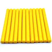 Yellow Glue Gun Seal Wax Stick for Vintage Wax Seal Stamp and Letter 10 sticks