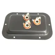 Metal Speaker Jack Plates W/3 1/4" Female Jacks For PA Speaker Cabinets 137x90mm