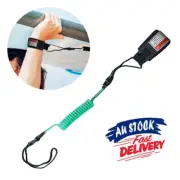 130cm Coiled Surf Leash Safety Hand Rope for Stand Up Paddle Board Surfboard