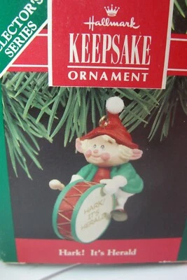 1990, HARK IT'S HERALD #2 - DRUMMER, HALLMARK KEEPSAKE ORNAMENT