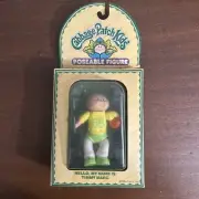 VINTAGE 1984 CABBAGE PATCH KIDS POSEABLE PVC FOOTBALL FIGURE ORIGINAL BOX