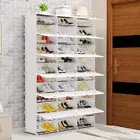 White Cube DIY Shoe Cabinet Rack Storage Portable Stackable Organiser Stand Gift