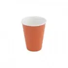 6x Latte Cup Jaffa Orange 200mL Bevande Tapered Coffee Cups Hot Chocolate