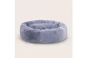 Snooza Luxe Fur Cuddler Plush Faux Fur Cosy Pet Dog Bed Smokey Blue - 3 Sizes