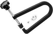 Kisangel 1 Set Metal U Shaped Guitar Bridge Clamp Tool Strong Clamping Force for Fast Bonding Durable Fixture Design for Classical Guitar Repair