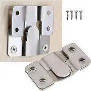 2 Inches Picture Hanger Supports 30lbs - Interlocking Wall Mounting Bracket Hardware Kit for Hanging Mirrors, Picture, Shelf, Whiteboard, Art, Frames -10 Pack