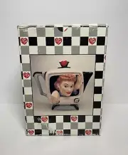 Vintage 1996 I Love Lucy 3D TV Ceramic Teapot Vandor Collectors Lucille Ball