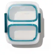 Oxo Prep & Go Plastic 0.4L/19cm Divided Container w/ Lid Food Storage Lunchbox