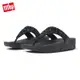 FitFlop LULU SHIMMERFOIL TOE-THONGS 經典夾腳涼鞋-女(靓黑色)