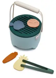 Liewood Kids Wesley Rubber Bbq toy set - Blue Light - One Size ONE SIZE