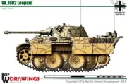 1/72 WW2 German VK.1602 Leopard . Painted Resin. 3600 Models on offer