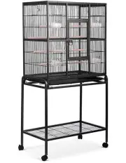 [i.Pet] Large Bird Cage With Perch in Black