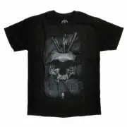 Sullen Radford Skull Andrew Brushes Inked Art Tattoo Death T-Shirt SCM3663