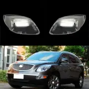 2Pcs Headlight Head Lamp Lens Housing Cover Shell For Buick Enclave 2008-2012