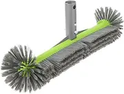 Kisangel Pool Brush Head Heavy Duty Plastic Cleaning Brush for Swimming Pools Hot Tubs and Spas Durable Easy to Clean with Dense Bristles for Dirt and Debris Removal