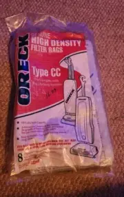 Lot of 5 Oreck Type CC High Density Filter Bags Vacuum Cleaner 75580-01