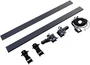 ADCCH Automatic Electric Power Side Step Running Board Compatible for Jeep Wrangler JK 4 Door for Sahara Rubicon 2008 2009 2010 2011 2012 2013 2014 2015 2016 2017