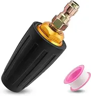 Pressure Washer Turbo Nozzle, 360°Rotating Turbo Spray Tips 1/4" Quick Connector Power Washer Nozzles for Home & Garden, 3600 PSI