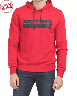 CAVALLI CLASS Logo Drawstring Hoodie