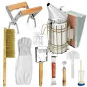 Beekeeping Tools Set Spleen Clip Anti-Bee Gloves Mark Bottle Imbedding Tool