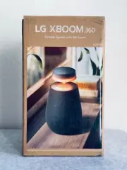 LG XBOOM 360 Wireles Speaker w/ Omnidirectional Sound, Black, Brand New In Box