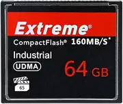 Extreme 64GB Compact Flash Memory Card, High Speed CF Card UDMA Speed Up to 160MB/s SLR Camera 64GB Memory Cards