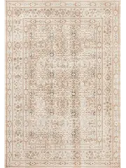 Everlast Cream Stonewashed Traditional Rug