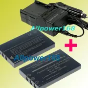 Battery + Charger For KLIC-5000 Kodak DX 7630 7590 EASYSHARE P850 P880 Fuji NP60