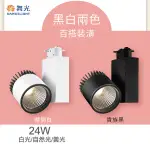 【燈王的店】LED 24W RA90 黑鑽石軌道燈 全電壓 LED-TR24FL