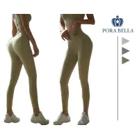 在飛比找momo購物網優惠-【Porabella】瑜珈褲 性感瑜珈褲 透氣瑜珈褲 提臀瑜