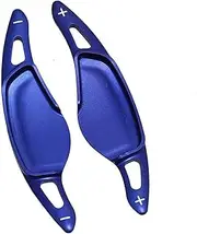 Car Steering Wheel Shift Paddles for B&MW 1/2/3/5/6/7 Series GC GT Touring F40 F44 G20 G21 G30 G31 G32 G11 G12 Car Steering Wheel Shift Paddle Shift Extension Rod HTEOPOEKFR(Blue)